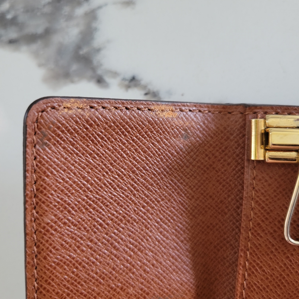 🍒 Louis Vuitton Brown Monogram Key & Card Holder - Picture 8 of 9
